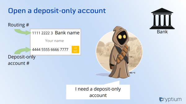 Open a deposit-only account